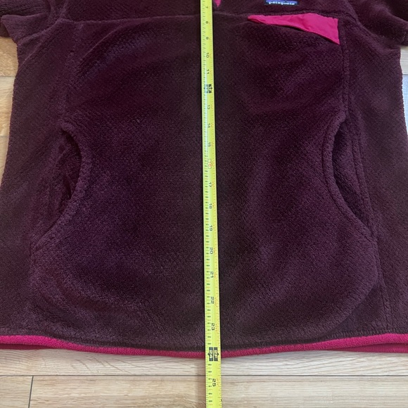 Patagonia Women's Size M Re-Tool Snap-T Pullover Oxblood Red Deep Mahagony X-Dye - Picture 6 of 10